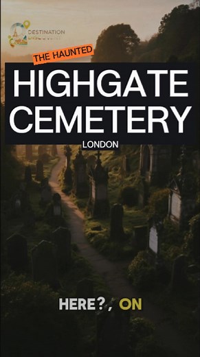Highgate Cemetery: Where History Meets the Paranormal 👻 Highgate Cemetery in North London is famous for its gothic beauty—and its ghost stories. Since opening in 1839, over 170,000 people have been buried here. But it’s the paranormal legends that capture imaginations: the Highgate Vampire, hooded figures drifting between graves, phantom footsteps, and chilling cold spots on even the warmest nights. Would you dare explore Highgate after dark? #HighgateCemetery #HauntedLondon #HauntedUK #Paranor