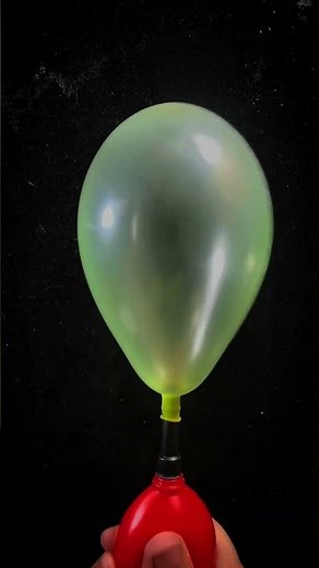 Inflating balloon and dangerous explosion 🎈 #balloons #pumping