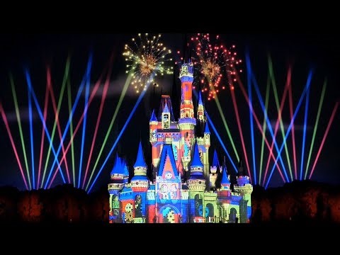 Happily Ever After Fireworks – Friends Section (Miniature Disney World Show)