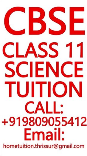 CBSE CLASS 11 SCIENCE TUITION- MATHS, PHYSICS, CHEMISTRY, BIOLOGY #CBSE #Class11 #Science #Tuition