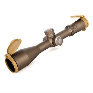 Nightforce NX8 4-32x50mm F1 ZeroStop .1 MRAD DigIllum PTL Mil-XT FDE Riflescope w/Flip Up Covers/Power Throw Lever C667
