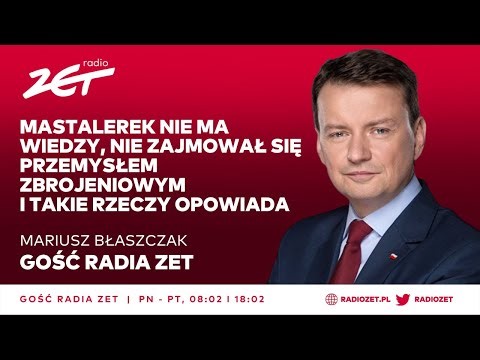 Błaszczak: Mastalerek nie ma wiedzy,nie zajmował się przemysłem zbrojeniowym i takie rzeczy opowiada