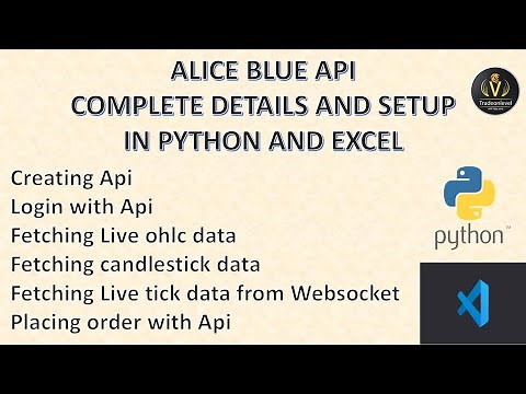 Alice Blue Api complete details with set up