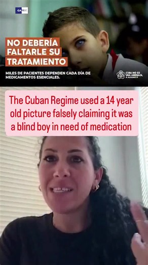 American communists ignorantly accuse America or Trump for the destruction the Castro Canel dictatorship has done to Cuba believing the lies fed to them in Cuban Communist propaganda. They believe the regime that oppresses the Cuban people instead of the Cuban people. Here is another example of the Cuban dictatorship shamelessly lying to the international community. The Cuban regime was caught using a 14-year-old photo of a Cuban child to push its anti-embargo propaganda. During an official pres