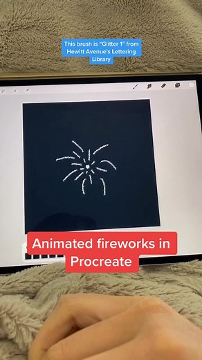 Detailed Firework Animation Tutorial in Procreate