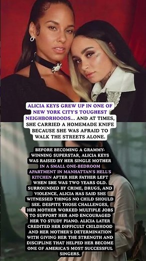 The Childhood Alicia Keys Never Wanted Anyone to See #youtubeshorts #entertainment