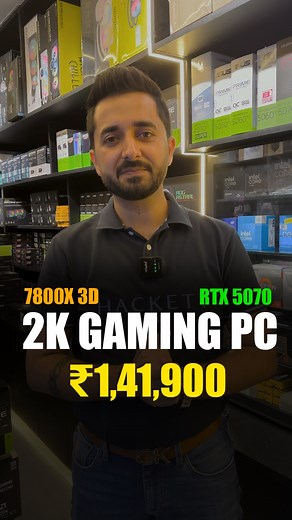 Shubh Sharma on Instagram: "🔥 Ultimate RTX 5070 + Ryzen 7800X3D Gaming PC Build ⚡ Beast Performance 2025! Experience the ultimate gaming powerhouse with the Ryzen 7 7800X3D paired with the all-new RTX 5070 12GB MSI Shadow 2X! 🚀 This build is designed for pro-level gaming, streaming, and content creation, delivering insane FPS, 4K ultra-smooth performance, and next-gen efficiency. ✨ Specs of the Beast: 🔹 Processor – Ryzen 7 7800X3D 🏆 🔹 Motherboard – MSI B65
