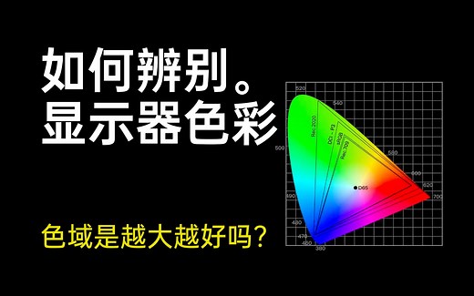 别再说不知道显示效果好不好？显示器色域全面分析，带你了解不同色域的原理及选择【显示器科普第三期】