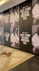 Filo Smilers, it's here!! 👑👀🫶🏼 Check out these Miley Cyrus posters in Manila 🇵🇭 📍 Venice Grand Canal at McKinley Hill, Taguig City #UsedToBeYoung #MileyCyrus | Sony Music Philippines
