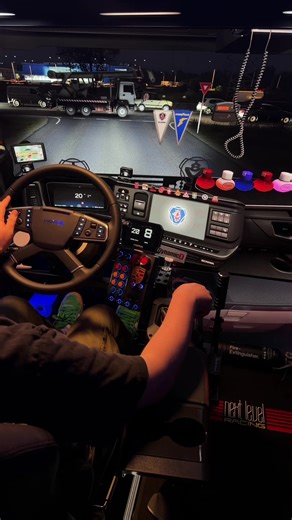 Exploring Dark Roads in Euro Truck Simulator 2