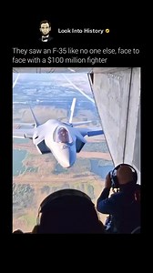 24K views · 177 reactions | They got closer to an F-35 in midair than most pilots ever will ✈️ Captured from just a few feet away—with the rear hatch open—this shot offers one of the rarest, most breathtaking views of a $100 million supersonic jet in flight. It’s not just a photo. It’s a moment that blurs the line between precision and insanity. Media: @aviationphotocrew - #aviation #f35 #fighterjet #airforce #photography #militarytech | How History Is Created | Facebook
