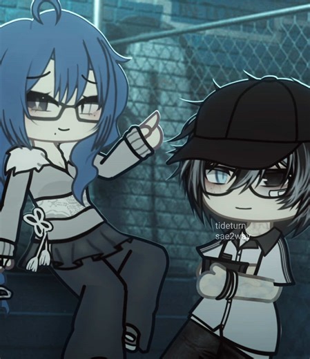 good ol collab w @sae & outfit ib @nick 😉 #gacha #gachalife #wow #fyp | Gacha