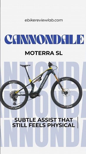 Lightest Full-Power eMTB? Cannondale Moterra SL Review! #shorts