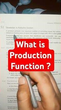 What is Production Function ? #ugcnet #economics #ugc #trending #yt #youtube #ugcnetexam #ugc2026
