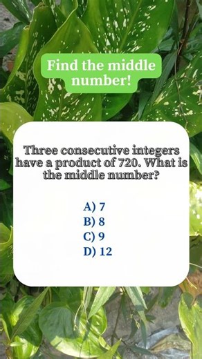 Find the middle number! #shorts #riddlemathzone #maths