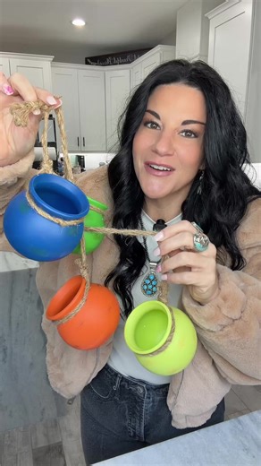 These affordable dangling pots are perfect for small plants, succulents or herbs 🪴 #affordable #flowers #garden #outdoors #qvc
