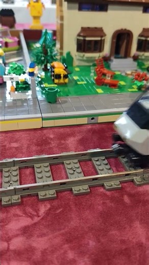 building bloc Amtrak train #train #modeltrains #railtrack #railway