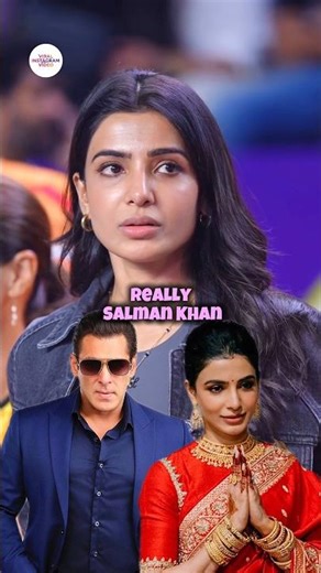 Salman Khan & Samantha Ruth Prabhu Together in a Superhero Film? #film #trending #bollywood