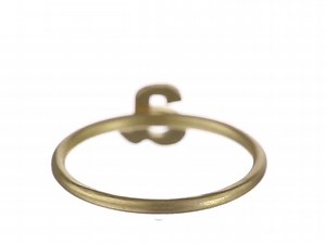 Watch Dogeared "A~Z" Gold Plated Silver Little Initial A Ring, Size 8 on Amazon Live