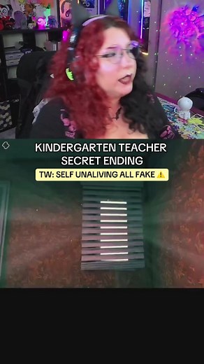 KINDERGARTEN TEACHER: SECRET ENDING REVEAL