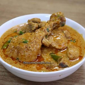 Hyderabadi Chicken Korma - The Yummy Delights