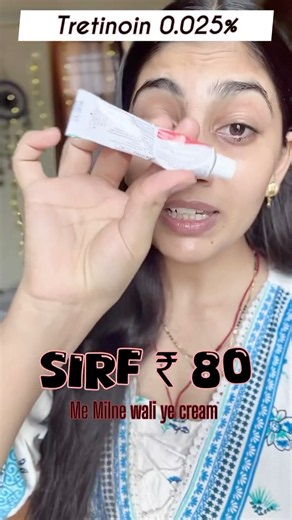 Tretinoin Cream Review ✨ Acne Marks & Anti-Aging Truth #shorts