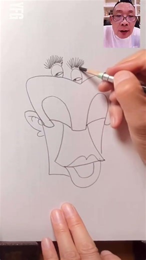 似顔絵の描き方 | 思わず笑ってしまうような、手軽な似顔絵 #23