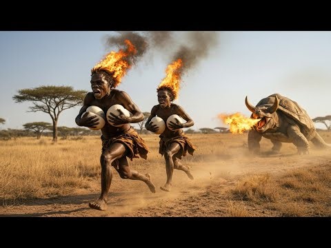 Prehistoric survival story | Giant Turtle vs Early Human