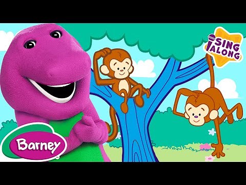 Rock Like a Monkey Song | Barney Nursery Rhymes and Kids Songs