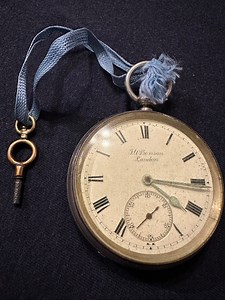 Antique Victorian Silver J.W. BENSON Pocket Watch London 1897 - Etsy Australia