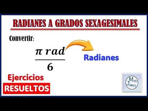Convertir Radianes a Grados | Ejercicios Resueltos Paso a Paso