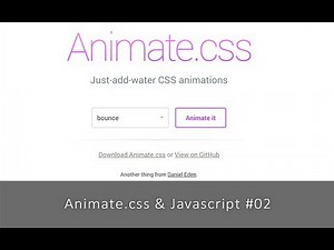 Coursaline.com: Contrôler animate.css avec Javascript#02