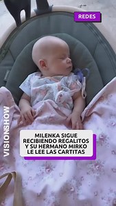 75K views · 3.6K reactions | ️ Como buen hermano mayor que es, @mirko_ok se encargó de abrir todos los regalitos que le mandaron a su pequeña hermanita @milenka_ok y además se ocupó de leerle el mismo las cartitas que llegaron con los regalos 殺 #Mirko #Milenka #Marley #reciennacida #visionshow | VisionShow | Facebook