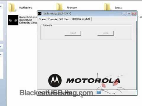 Programming the sb6120 with the blackcat usb jtag