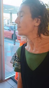 Amber stands in line at thortons | Bob Hickman