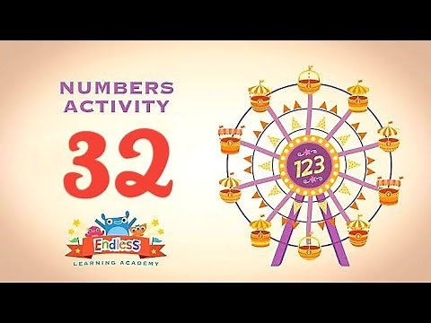 Endless Number Video 32: Fun Math Activities For Kids | Counting