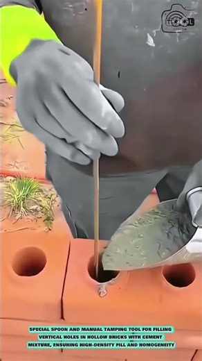 Precision Grouting Tool: Manual Cement Injection for High-Density Brick Cavities #innovationtools