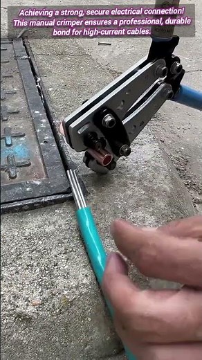 Professional Manual Crimping Tool for Large Electrical Lugs