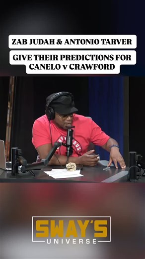 🥊 Boxing legends Zab Judah & Antonio Tarver & Boxing exec #SteveEspinoza drop their predictions on the mega-fight Canelo vs. Crawford — who you got? 👀🔥 link in bio for full interview #swaysuniverse #swayinthemorning #zabjudah #antoniotarver #caneloalvarez #terencecrawford #crawford #canelo #boxing | Sway Calloway