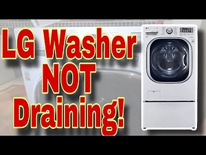 How to Fix LG Front Load Washer NOT Draining! | Model Number WM4370HWA