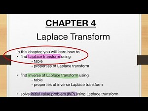 LAPLACE TRASFORM: Laplace transform using table