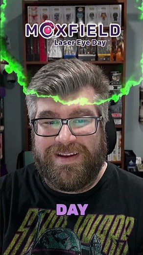 Magic cards are cool but way cooler with LASER EYES! #mtg #tcg #magicthegathering