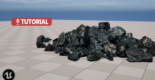 How to make rubble in Blender 4.2 for use in Unreal Engine 5.4.3 | Tutorial
