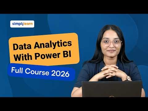 Data Analytics With Power BI Full Course 2026 [FREE] | Power BI Tutorial For Beginners | Simplilearn