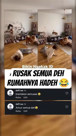 Balonya meletus auto kaget semua😂 #lucu #memengakakkocak #bikinngakak
