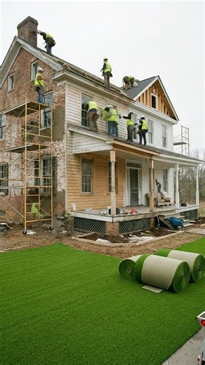 Transforming An Abandoned Colonial House Into A Captain America Inspired Home For $1 #restoration #restore #asmr #timelapse #houserestoration