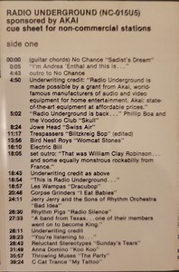 Various - Radio Underground (Sponsored By AKAI)