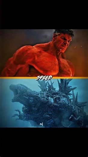 Red Hulk Vs Godzilla Minus One #vsbattle