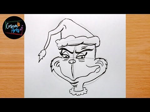 How to Draw The Grinch || how to draw the grinch face step by step