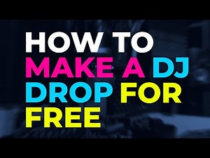 How To Make A Dope DJ Drop (DJ Name Effect) For Free
